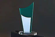 Trofee acril verde tt9-v