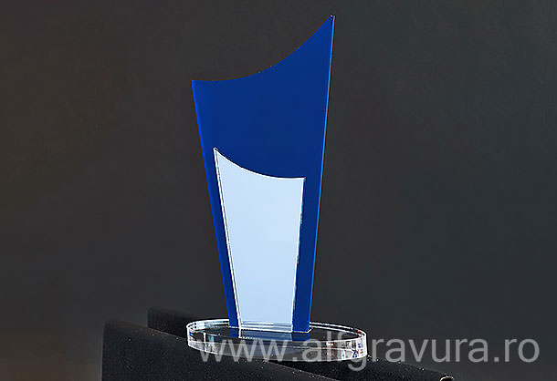 Trofeu acril albastru TT9-A