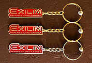 Brelocuri metalice logo decupat negativ