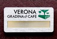 Ecuson terasa, cafenea