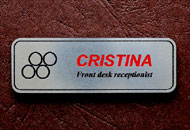 Ecusoane nominale gravate aluminiu