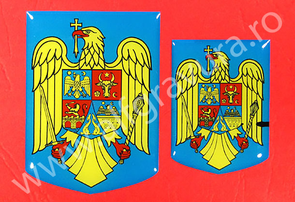 Etichete volumetrice  Stema Romaniei