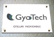 Firme gravate aluminiu eloxat argintiu stralucitor
