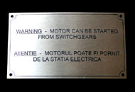 Gravura mecanica inox