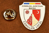 Insigne Placate Nichel Consilier Local Bacau