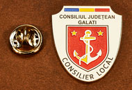 Insigne Suflate Nichel Consilier Local Galati