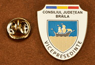 Insigne Placate Nichel Vice Presedinte Consiliul Local Braila