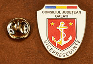 Insigne Suflate Nichel Vicepresedinte Consiliul Local Galati