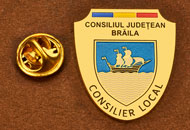 Insigne Placate Aur Consilier Local Braila