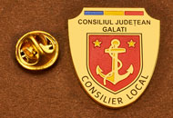 Insigne Suflate Aur Consilier Local Galati