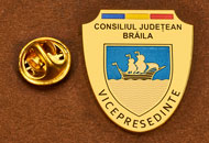 Insigne Placate Aur Vice Presedinte Consiliul Local Braila