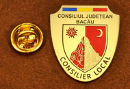 Insigne Alama Gravata Consilier Local Bacau