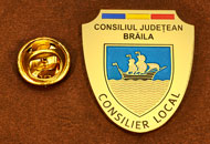 Insigne Alama Gravata Consilier Local Braila