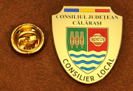 Insigne Gravate Alama Consilier Local Calarasi