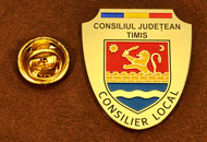Insigne Gravate Consilier Local Timis