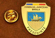 Insigne Alama Gravata Presedinte Consiliul Local Braila