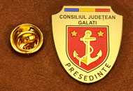Insigne Gravate Alama Presedinte Consiliul Local Galati