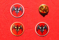 Insigne pins policromie rotunde