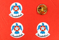 Insigne pins cu rasina decupate