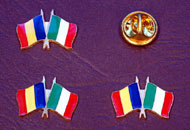 Insigne steaguri Romania Italia