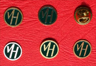 Insigne de rever cu pin rotunde