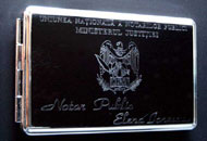 Gravare agenda metalica