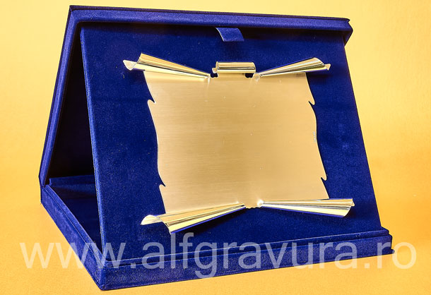 Caseta Plus Albastru - Placheta Argintata PAL65