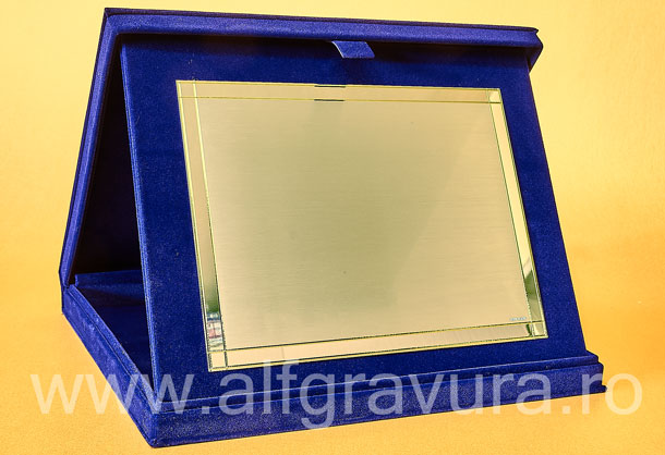 Caseta Plus Albastru - Placheta Argintata PAL67