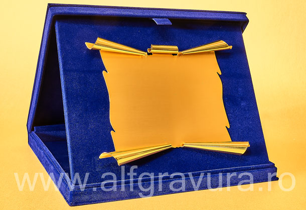 Caseta Plus Albastru - Placheta Aurita PAL64