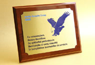 Plachete gravate alama