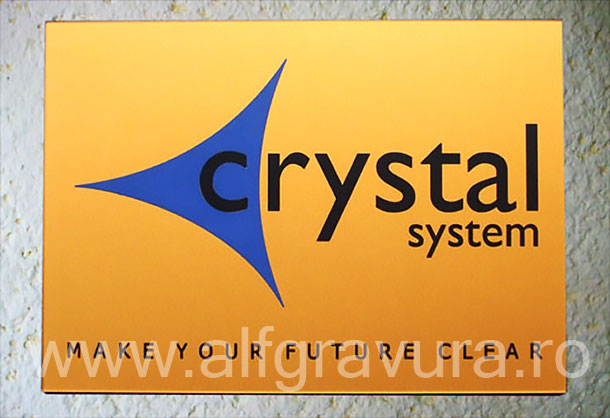 Placa gravata plastic metalizat Placa gravata plastic metalizat