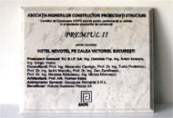Placa gravata marmura orizontala