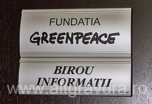 Indicatoare curbate aluminiu