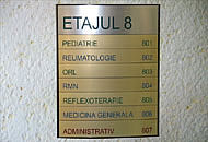 Indicator etaj curbat