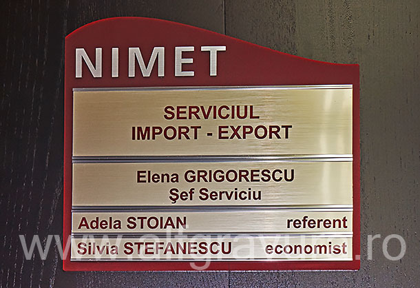 Indicator modular serviciu import