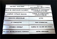 Glisiere aluminiu argintii