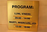 Program gravat cu glisiere