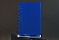 Trofee acril albastru tt10-a