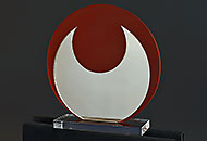 Trofee acril rosu tt2-r