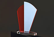 Trofee acril rosu tt4-r