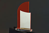 Trofee acril rosu tt6-r