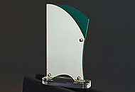 Trofee acril verde tt1-v