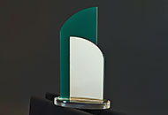 Trofee acril verde tt11-v