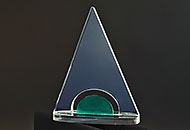 Trofee acril verde tt12-v