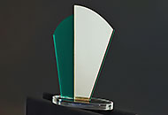 Trofee acril verde tt4-v