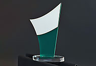 Trofee acril verde tt5-v