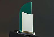 Trofee acril verde tt6-v