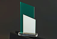 Trofee acril verde tt8-v