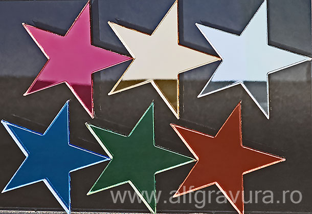 Acril colorat oglinda