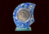 Trofee sticla albastra